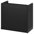 TITTEBO Tambour storage f small appliances, black, 60 cm