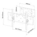 TV Wall Mount 32-60" 60kg AR-20A, black