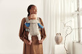 BABYBJÖRN - Baby Carrier MINI 3D Mesh, Grey Beige 0-12m