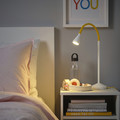 NÄVLINGE LED desk lamp, yellow/white