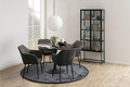 Display Cabinet Seaford, high, black