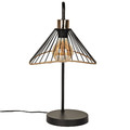 Table Lamp Anel, black/rattan