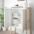 IVAR Cabinet with doors, white, 80x83 cm