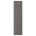 BERGSBO Door with hinges, dark grey, 50x195 cm