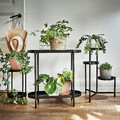 OLIVBLAD Plant stand, in/outdoor black, 35 cm