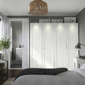 PAX / GULLABERG Wardrobe combination, white/white, 200x60x201 cm