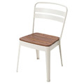 NORRMANSÖ Chair, outdoor, in/outdoor beige/acacia