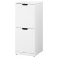 NORDLI Chest of 2 drawers, white, 40x99 cm