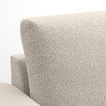 VIMLE Armchair, with wide armrests Gunnared/beige