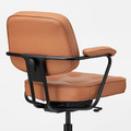 ALEFJÄLL Swivel chair, Grann golden-brown