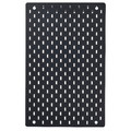 SKÅDIS Pegboard, black, 36x56 cm