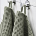 VALLASÅN Washcloth, light green, 30x30 cm