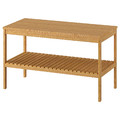 RÅGRUND Bench, bamboo, 77x37 cm