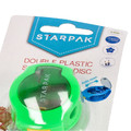 Starpak Double Plastic Sharpener Disc, green