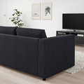 VIMLE 3-seat sofa, Saxemara black-blue