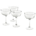 FRÖJDA Champagne coupe, clear glass, 20 cl