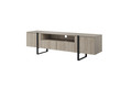 TV Cabinet Verica 200 cm, biscuit oak/black legs