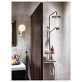 VOXNAN Shower set with thermostatic mixer, chrome-plated