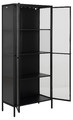 Display Cabinet Newcastle, high, black