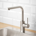 TÄMNAREN Kitchen mixer tap w sensor, stainless steel colour