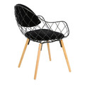 Chair Jahi, black/black/natural