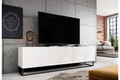 TV Cabinet Asha 200 cm, metal legs, matt white