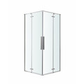 GoodHome Shower Enclosure Cabin Ezili 80 x 80 cm, chrome/transparent