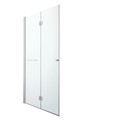 GoodHome Foldable Shower Door Beloya 120 cm, chrome/transparent