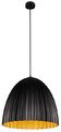 Pendant Lamp Telma E27, black/gold