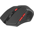 Defender Optical Wireless Mouse Accura MM-275 RF, black/red