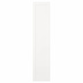 SANNIDAL Door with hinges, white, 40x180 cm