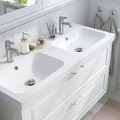 TÄNNFORSEN / ORRSJÖN Wash-stnd w drawers/wash-basin/taps, white, 122x49x69 cm