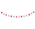 Paper Garland Hearts 200cm