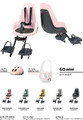 Bobike Front Bicycle Seat GO MINI, cotton candy pink