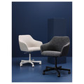 TOSSBERG / MALSKÄR Swivel chair, Gunnared beige/white