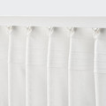 SILVERLÖNN Sheer curtains, 1 pair, white, 145x300 cm