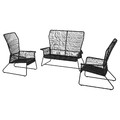 TALLSKÄR 4-seat, lounge set, outdoor/anthracite