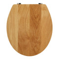 Cooke & Lewis Toilet Seat Cervia, natural oak