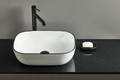 Knap Bathroom Countertop Shanxi 60.4 x 45.3 x 2 cm, black