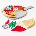 DUKTIG 24-piece pizza set, pizza, multicolour