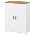 SKRUVBY Cabinet with doors, white, 70x90 cm