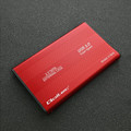 Qoltec External Hard Drive Case HDD/SSD 2.5'' SATA3 | USB 3.0, red