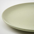 MOSSMAL Plate, dot pattern/light green, 22 cm