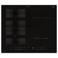 SMAKLIG Induction hob, black IKEA 500 black, 59 cm