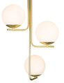 GoodHome Pendant Lamp Baldaz E14, brass