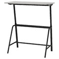 GLADHÖJDEN Desk sit/stand, light grey/anthracite, 100x60 cm