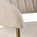 Chair Ann, beige-gold