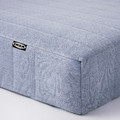 VADSÖ Sprung mattress, firm/light blue, 90x200 cm