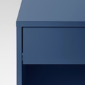 VIKHAMMER Bedside table, blue, 40x39 cm