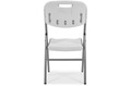 Folding Catering Chair, white